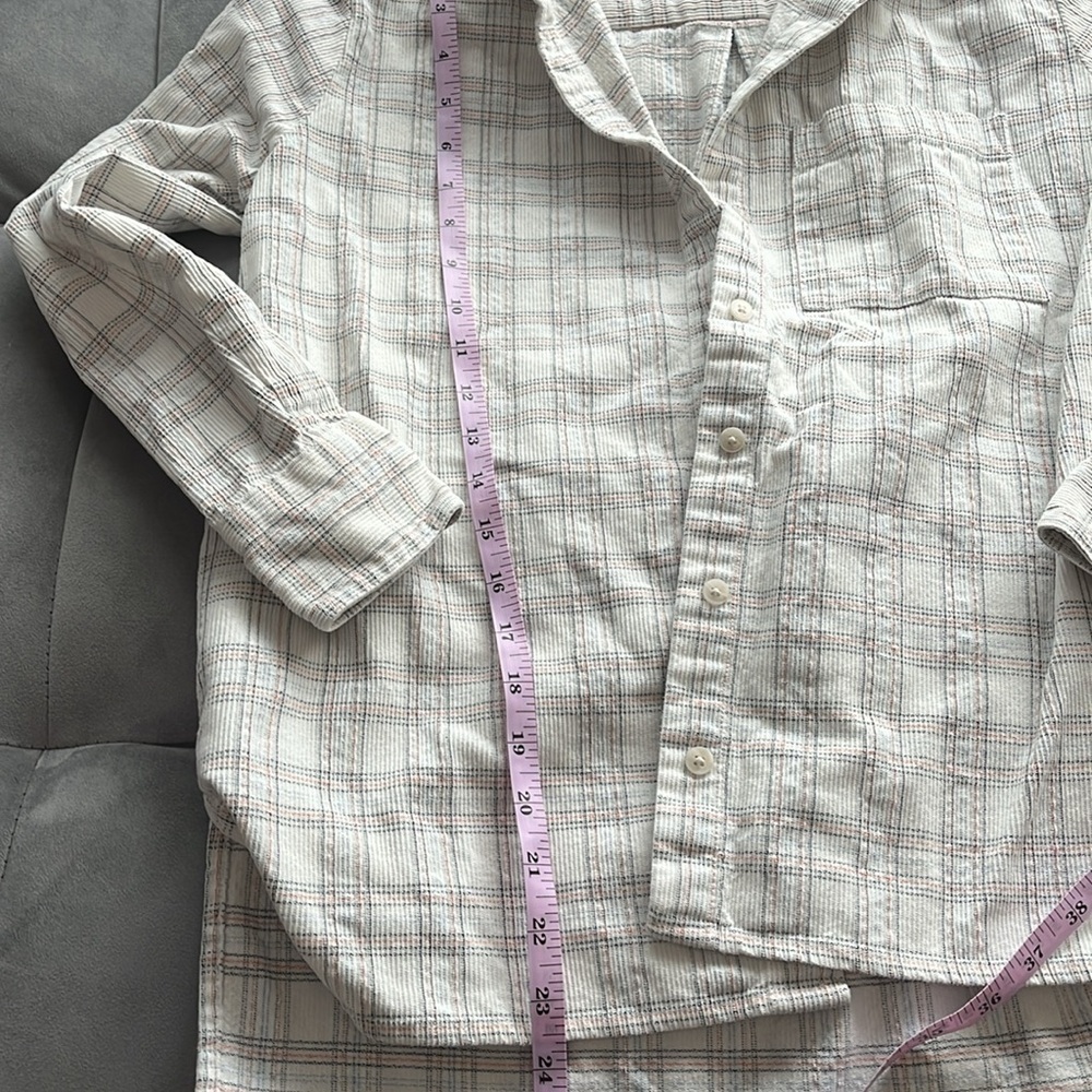 “Madewell- Cotton Flannel size xxs” - Picture 3 of 8